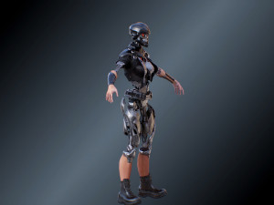 cyberpunk 3D Модель