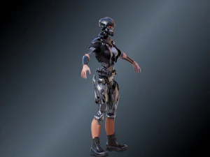 cyberpunk 3D Model