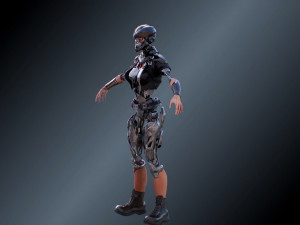 cyberpunk 3D Модель
