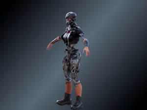 cyberpunk 3D Model