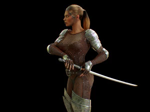 knight girl 2 3D Model