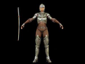 knight girl 2 3D Model