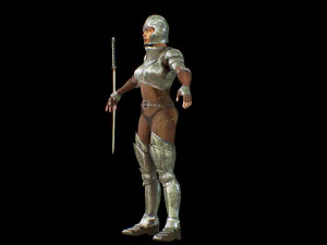 knight girl 2 3D Model