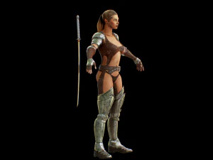 knight girl 2 3D Model