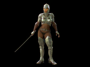 knight girl 2 3D Model