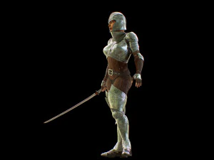 knight girl 2 3D Model