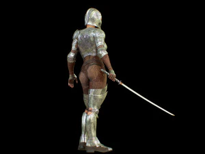 knight girl 2 3D Model
