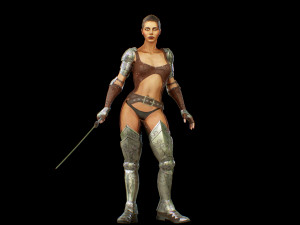 knight girl 2 3D 모델