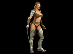 knight girl 2 3D Model