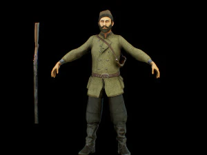 hunter 3D Model