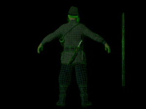 hunter 3D Model