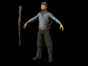 hunter 3D Model