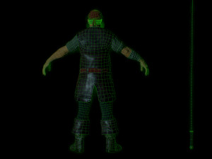 pirate boatswain 3D 模型