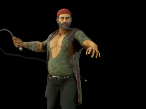 pirate boatswain 3D Model