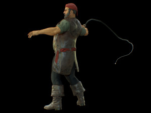 pirate boatswain 3D 模型