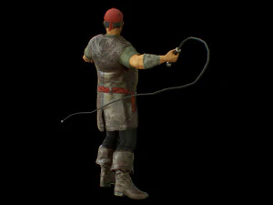 pirate boatswain 3D Model