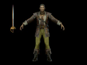 समुद्री डाकू 2 3D मॉडल