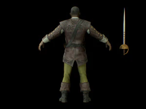 समुद्री डाकू 2 3D मॉडल