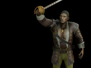 समुद्री डाकू 2 3D मॉडल