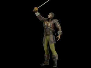 समुद्री डाकू 2 3D मॉडल