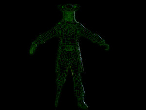 pirate captain 3D 모델