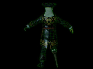 pirate captain 3D 모델
