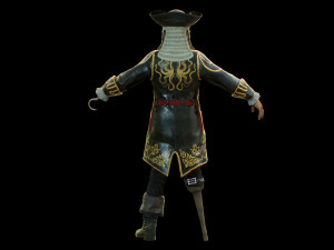 pirate captain 3D 모델