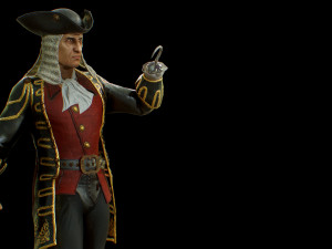 pirate captain 3D 모델
