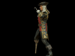 pirate captain 3D 모델