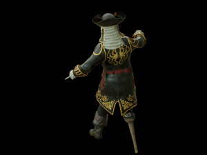 pirate captain 3D 모델