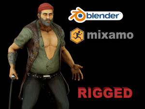 pack of pirates 3D 모델