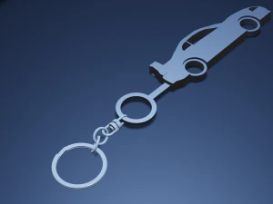 2000 Mustang Keyring-Keychain 3D print model 3D Print Model