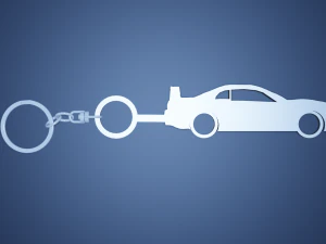 Тривимірна друкована модель Mustang Keyring-Ceychin 2000 3D Принт Модель