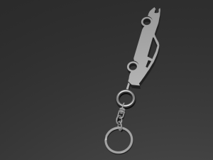 1967 Mustang Keyring-Keychain 3D print model 3D Принт Модель