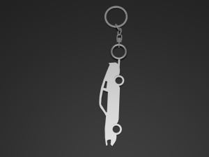 1967 Mustang Keyring-Keychain 3D print model 3D Принт Модель