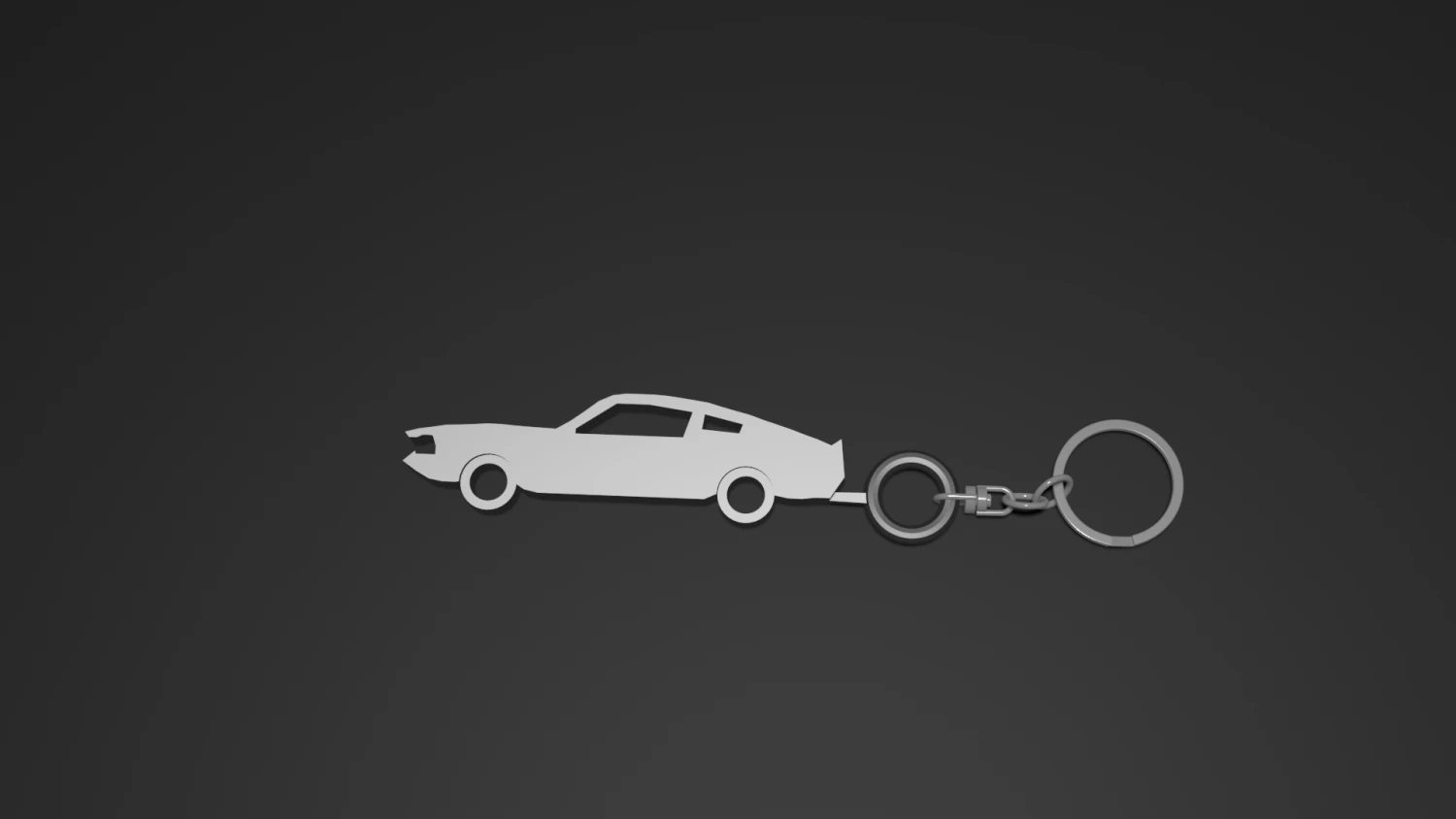 1967 Mustang Keyring-Keychain 3D print model 3D Print Model .c4d .max .obj .3ds .fbx .stl .blend 