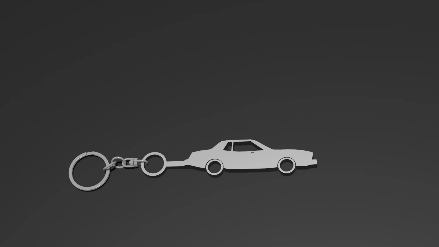 1974 Mustang Keyring-Keychain 3D print model 3D Print Model .c4d .max .obj .3ds .fbx .stl .blend 