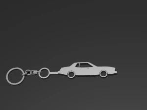 1974 Mustang Anahtarlık-Anahtarlık 3D baskı modeli 3D Baskı Modeli