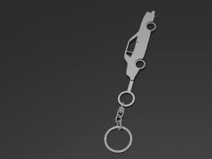 1974 Mustang Keyring-Keychain 3D print model 3Dプリントモデル