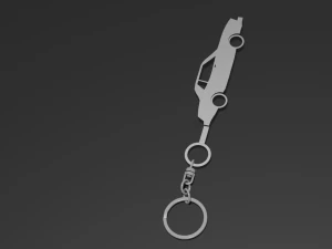 1974 Mustang Keyring-Keychain 3D print model 3D Print Model