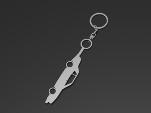 1974 Mustang Keyring-Keychain 3D print model 3Dプリントモデル