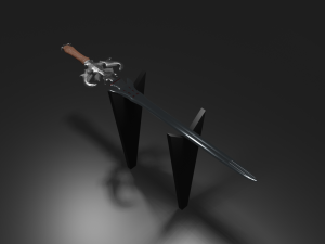 The grim reapers sword Free low-poly 3D Model