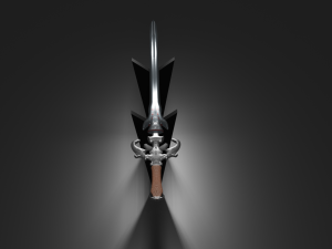 The grim reapers sword Free low-poly 3D Model