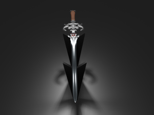 The grim reapers sword Free low-poly 3D Model