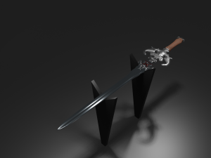 The grim reapers sword Free low-poly 3D Model