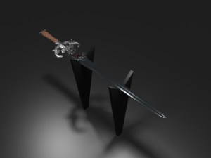 The grim reapers sword Free low-poly 3D Model