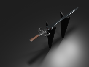 The grim reapers sword Free low-poly 3D Model