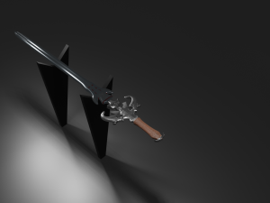 The grim reapers sword Free low-poly 3D Model