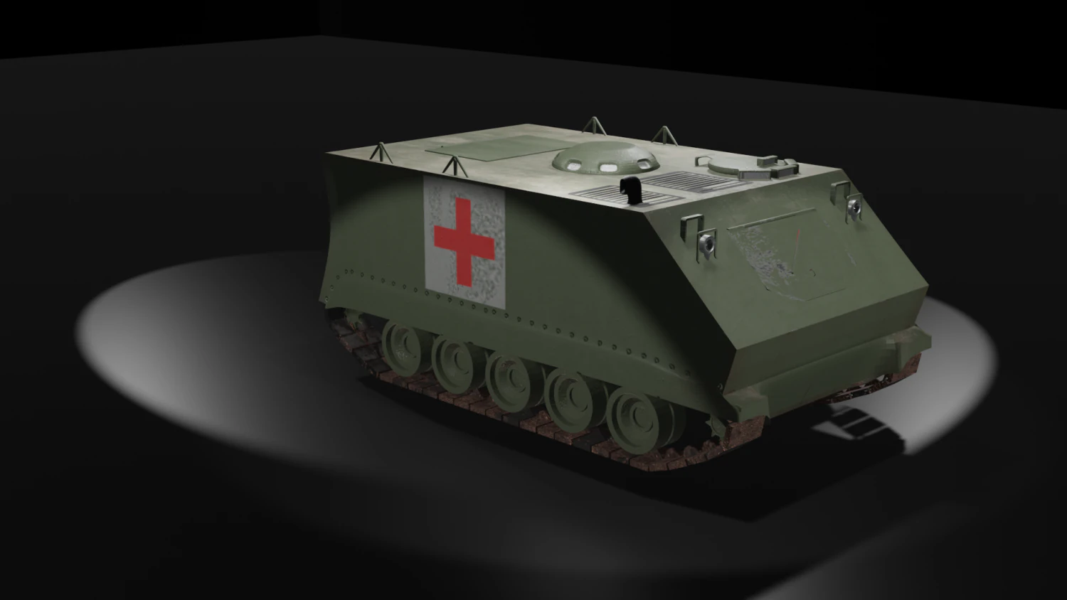 M-113 Recon-Ambulance APC Pack 3D Model .c4d .max .obj .3ds .fbx .stl .blend 