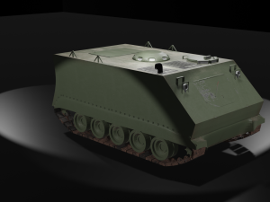 M-113 Recon-Ambulance APC Pack Modelo 3D